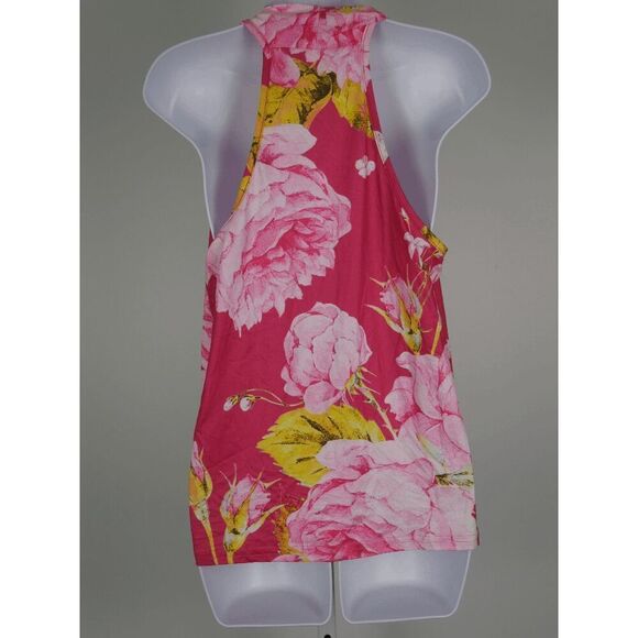 Women's Pink V-neck Sleeveless Blouse M - Picture 5 of 10